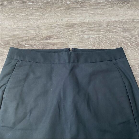 Gap Y2K Black Pencil Skirt Gapstretch Slits on Back SZ 4 - Picture 6 of 13